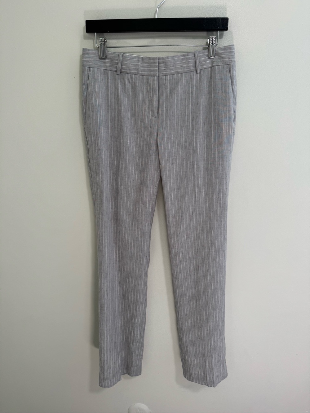 Ann Taylor NWT Straight Leg Linen Blend Trousers
